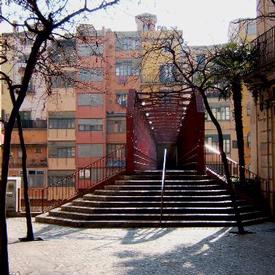 Pont sobre el riu Onyar (girona)