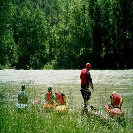 kayaks al  riu Noguera Pallaresa